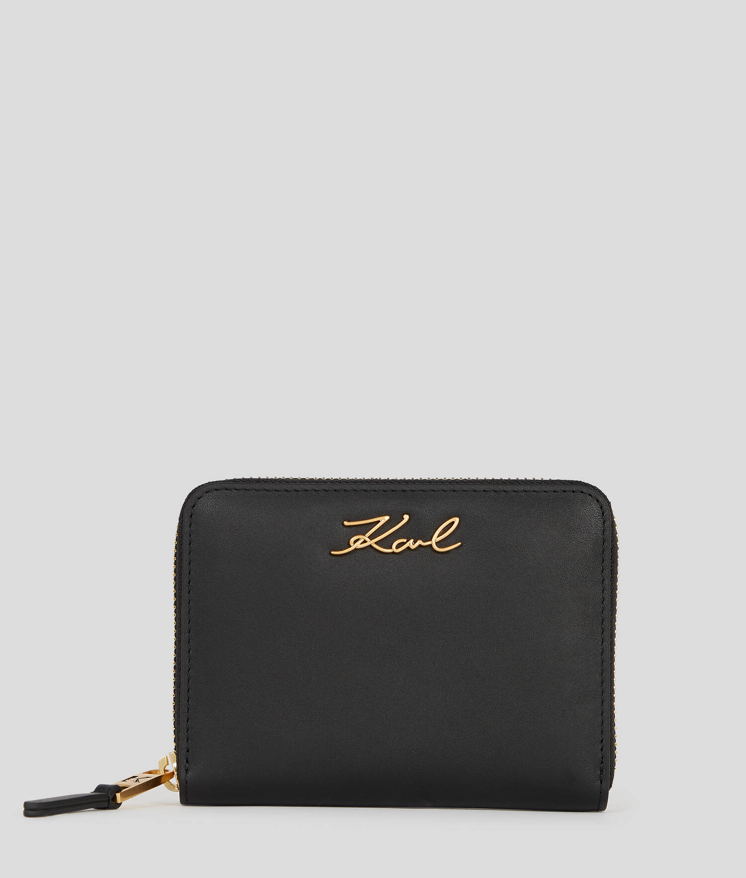 PORTEFEUILLE DE TAILLE MOYENNE K/SIGNATURE - Noir/Or