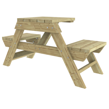 Picknicktafel Bente grenen hout 80 x 58 x 160 cm