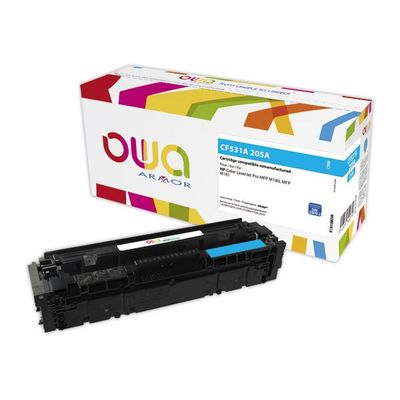 Cartouche laser compatible HP 205A - Cyan - Owa K18109OW