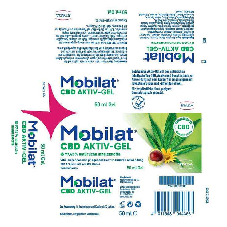 Mobilat Cbd Aktiv-Gel, 50 ml