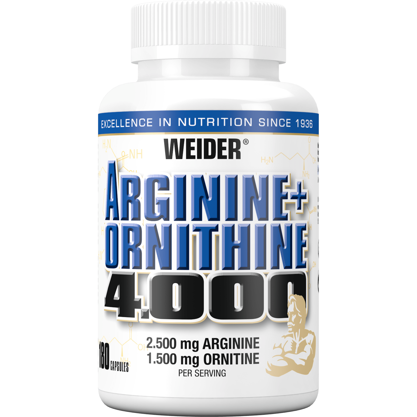 Arginine + Ornithine 4.000 (180 Kapseln)