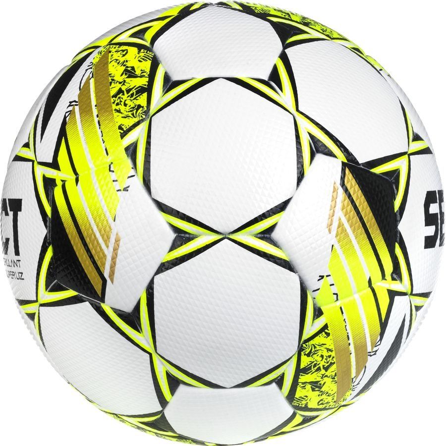 Select Ballon Brillant Super UZ v24 3F Superliga - Blanc/Jaune
