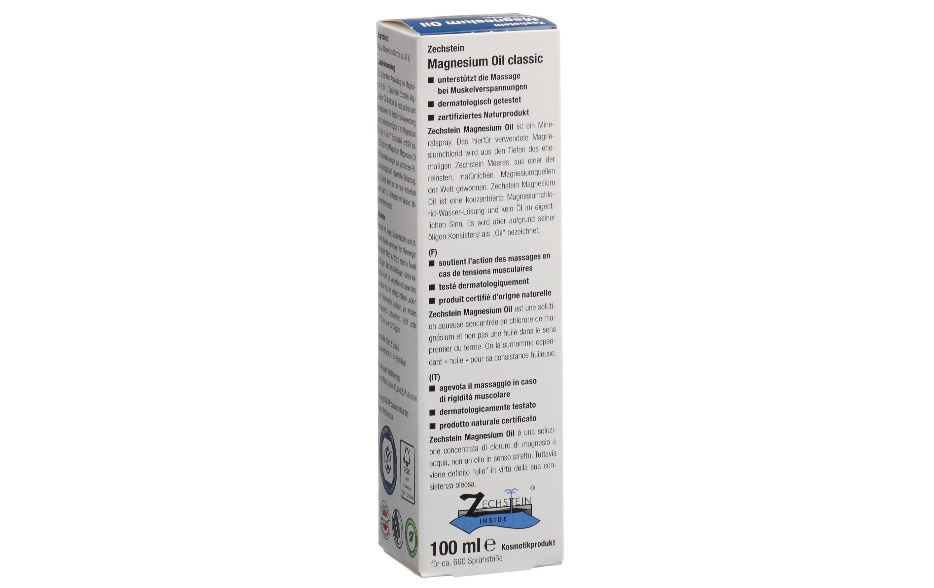 Magnesium Oil Classic 100 mlMagnesiumspray