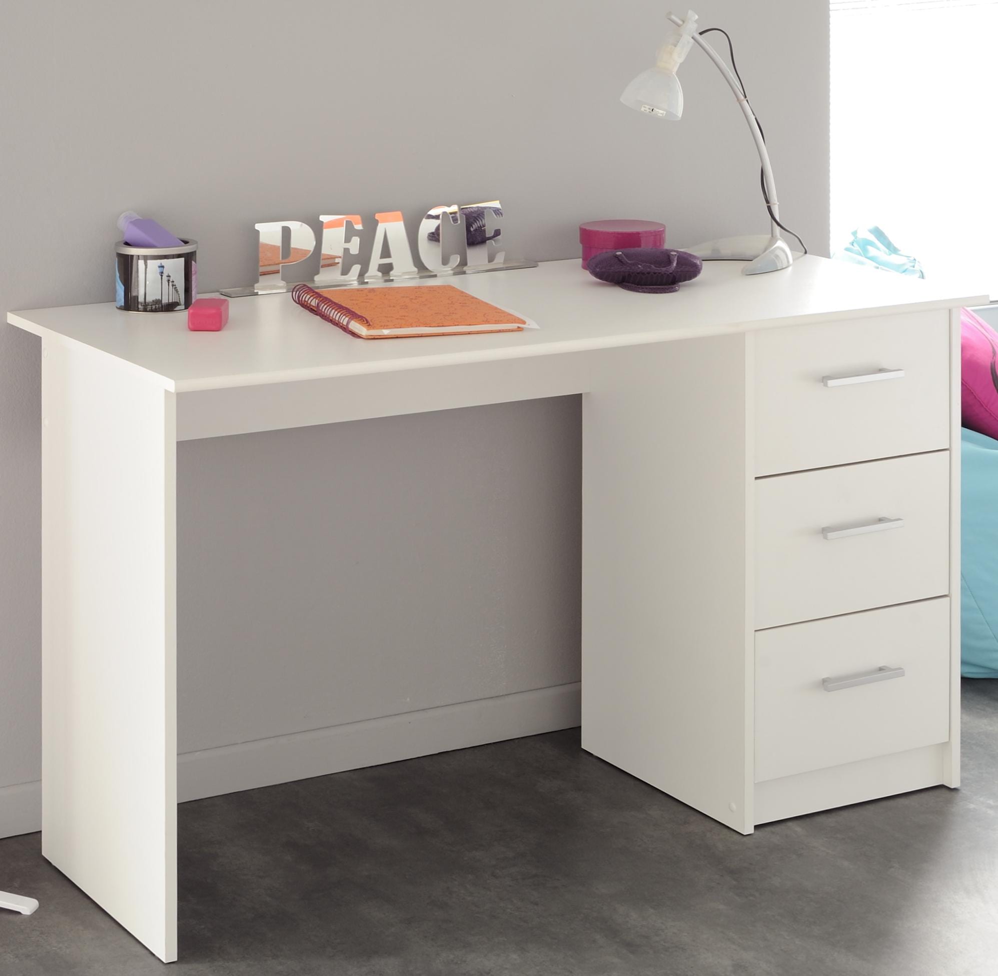 Parisot Kinderschreibtisch »Infinity« Jugendschreibtisch, mit 3 Schubkästen, 121,5 x 55 cm, Arbeitshöhe 75cm