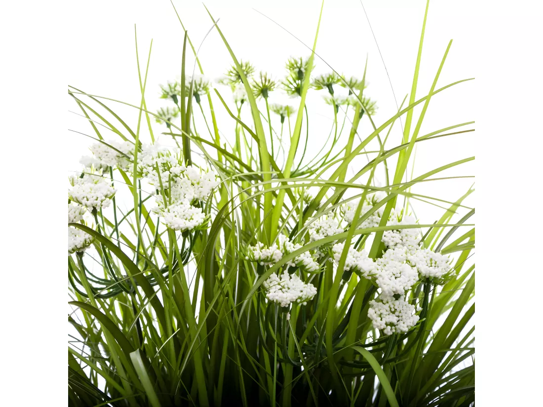 Plante artificielle Herbes Folles dans un pot H 50 cm