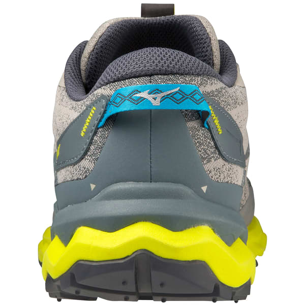Chaussure trail MIZUNO WAVE DAICHI 7 GHOST GRAY/OMBRE BLUE/BOLT 2 (NEON)