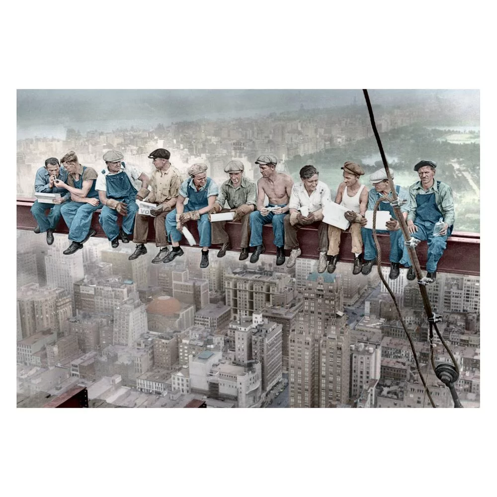 PUZZLE 1500 PIECES LUNCH SUR UN GRATTE-CIEL