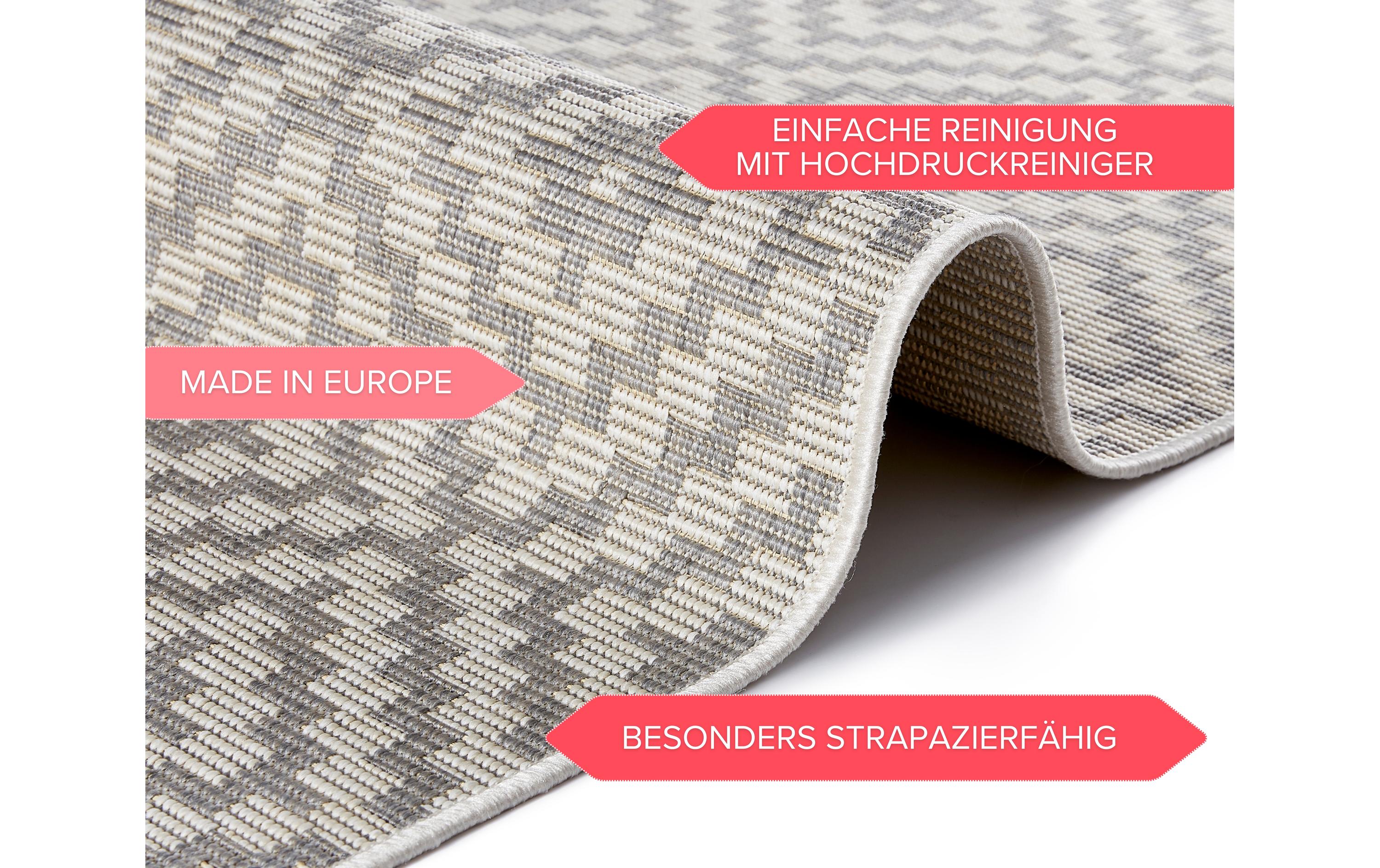 Teppich Breeze 160 x 230 cm, GrauIn- & Outdoor Teppich
