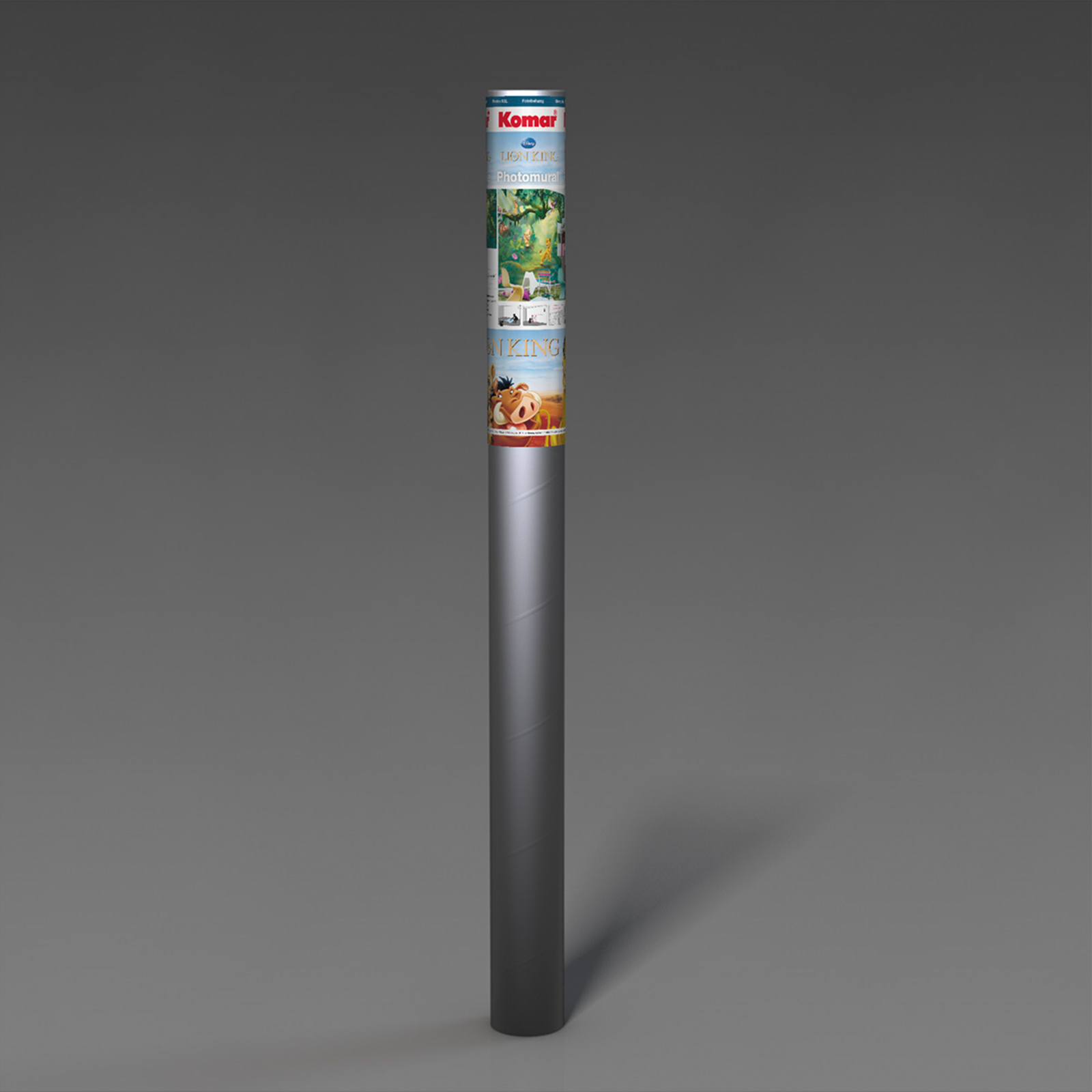 Papier-Fototapete LION KING JUNGLE - grün-braun - 368x254 cm