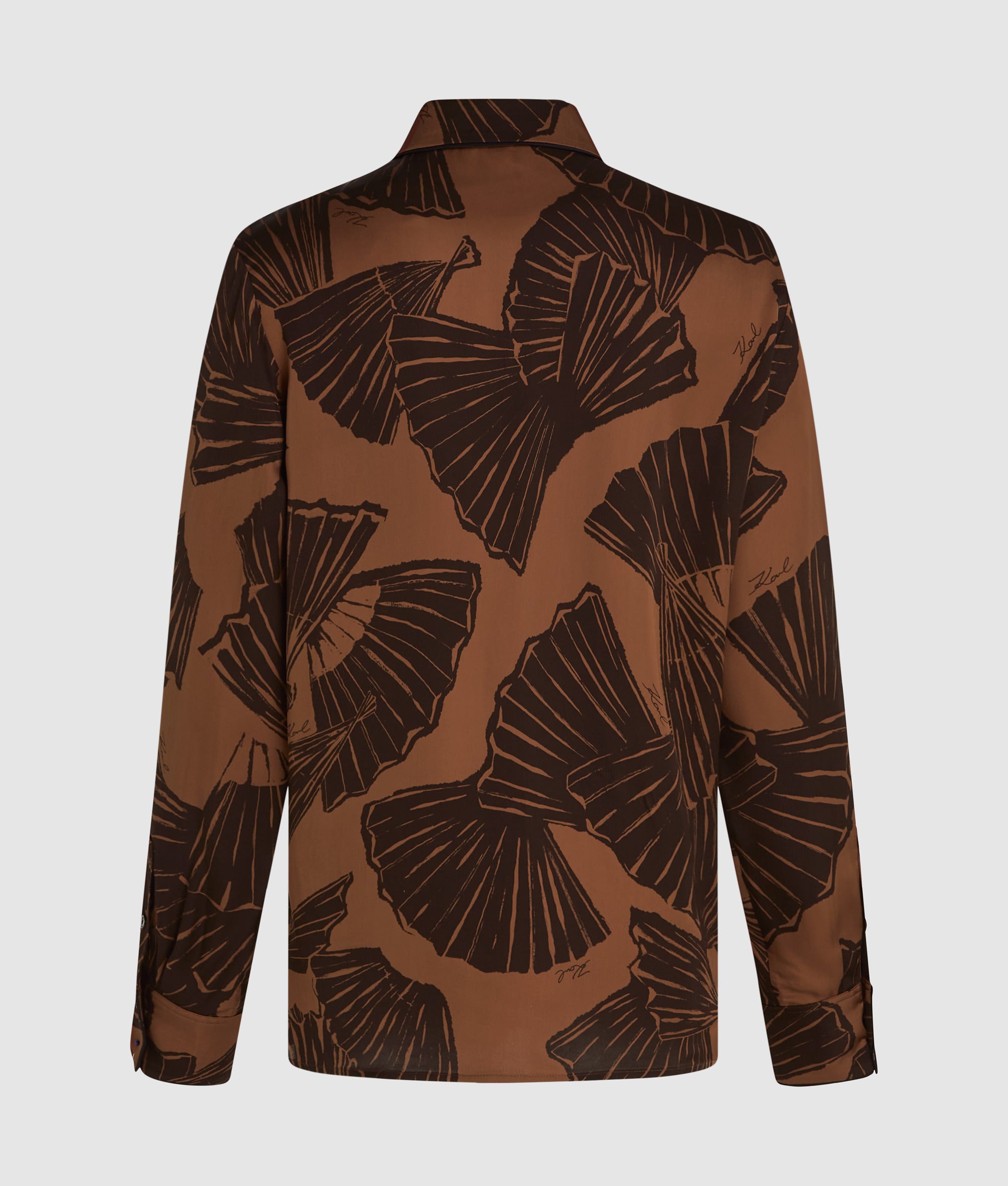 Overhemd met waaierprint