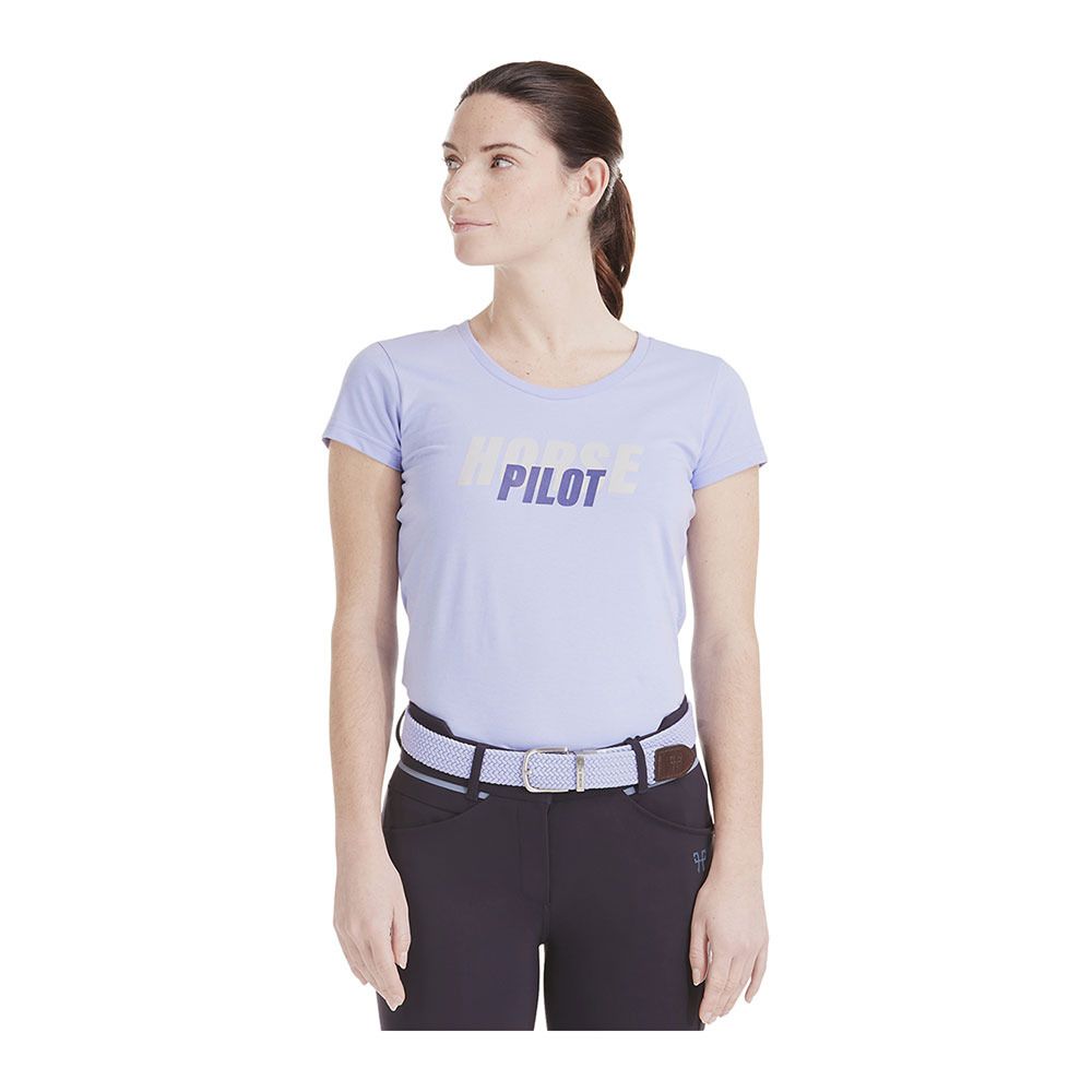 Horse Pilot TEAM - Tee-shirt Femme lavender