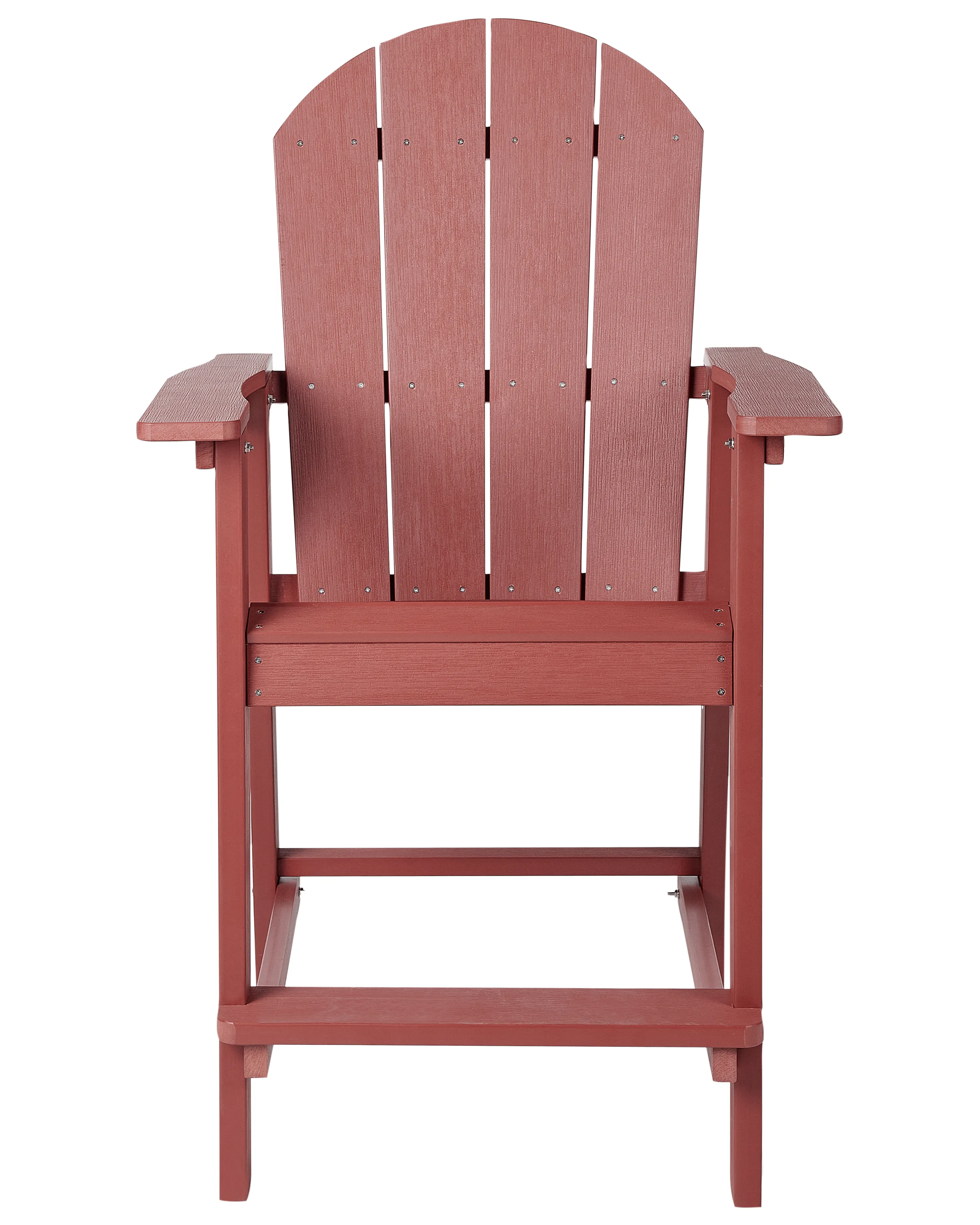 Tuin barkruk ADIRONDACK Synthetisch materiaal Rood