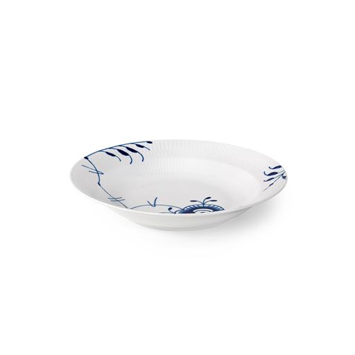 Royal Copenhagen Blå Mega Riflet Dyb Tallerken, Ø27 cm