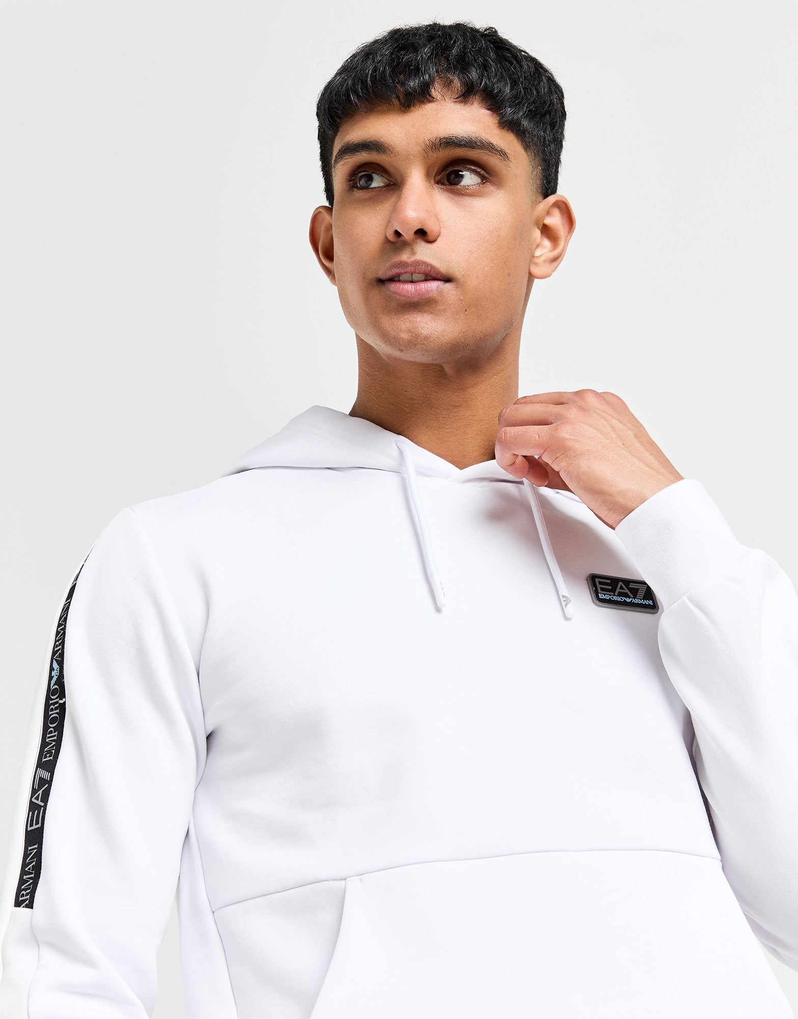 Emporio Armani EA7 Sweat à Capuche Tape Homme