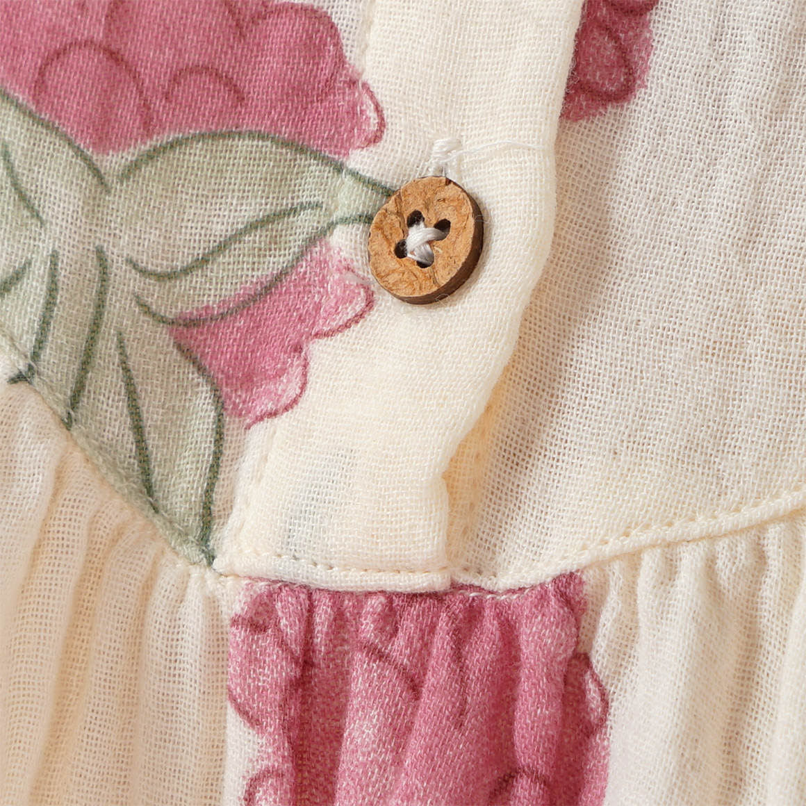 Topolino Pure Collection Mädchen Kleid aus Musselin creme