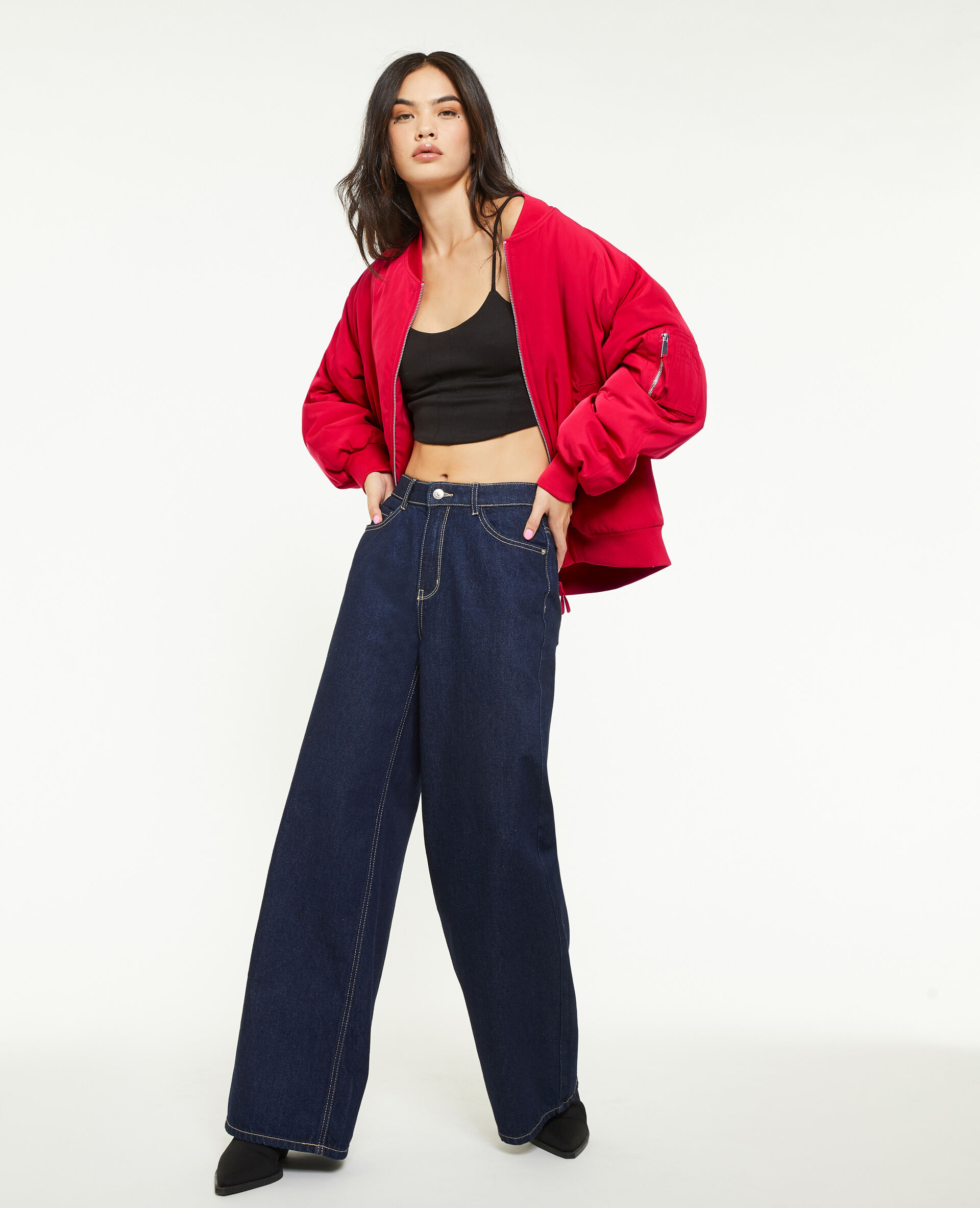 Bomber oversize - Rouge