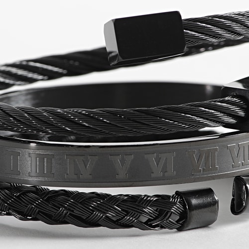 Lot De 3 Bracelets AE121 Noir