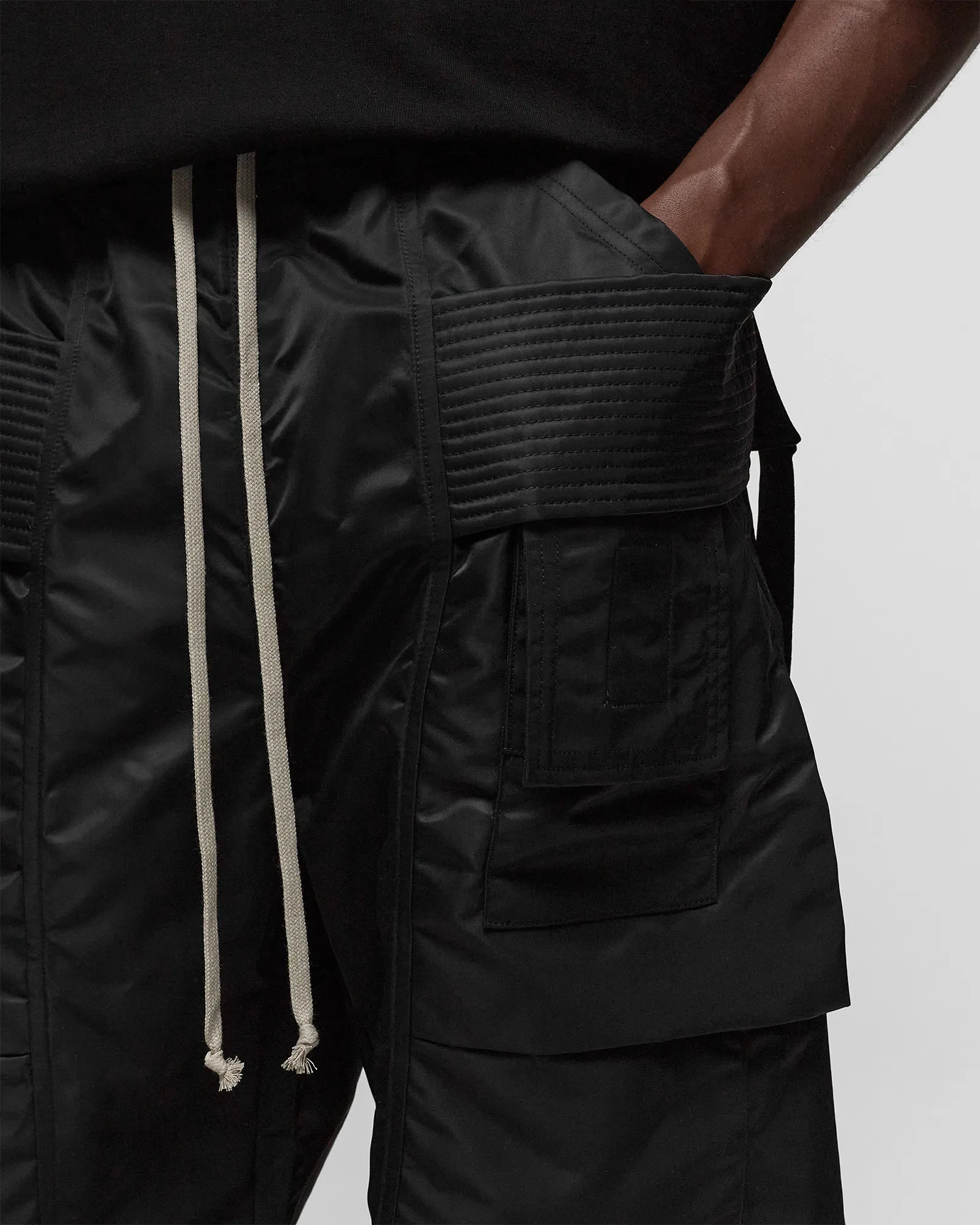 Rick Owens WOVENPANTS-CREATCH CARGO WIDE DRAWSTRING