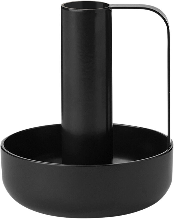 Stelton Ida lysestage black Black