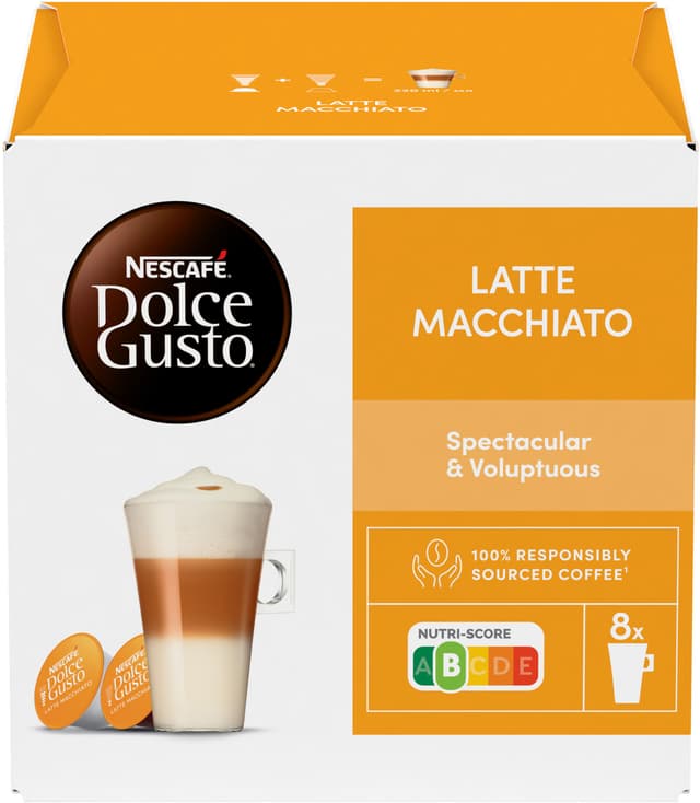 Nescafé Dolce Gusto Latte Macchiato kaffekapsler (16 stk)