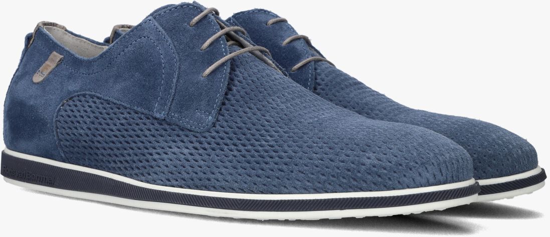 FLORIS VAN BOMMEL blauwe floris van bommel veterschoenen sfm-30220