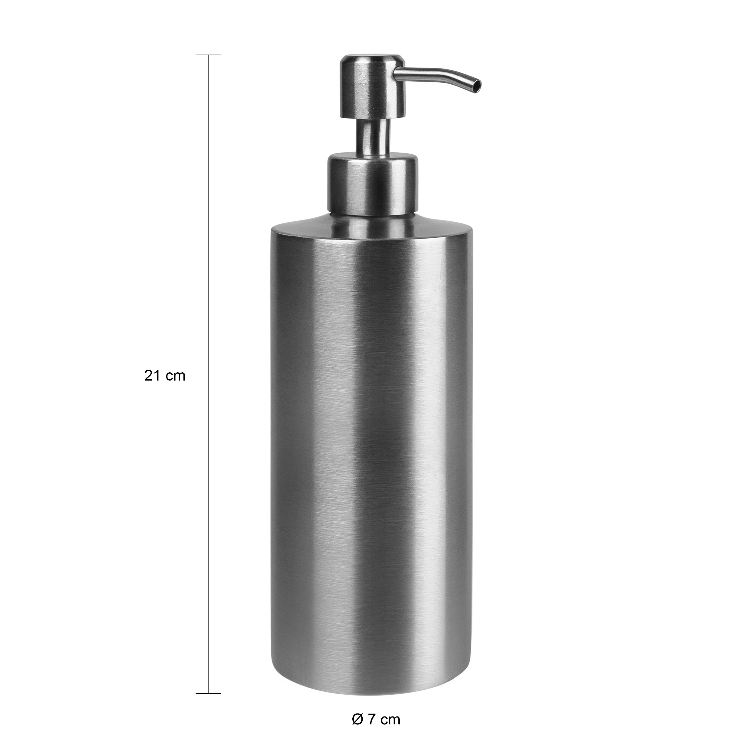 QUVIO Zeepdispenser RVS
