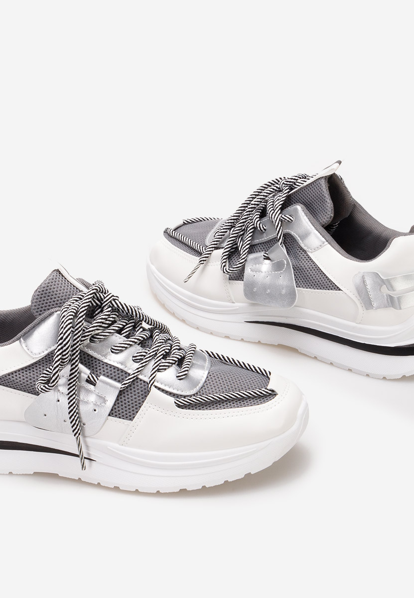 Baskets pour femme blancs Azzana