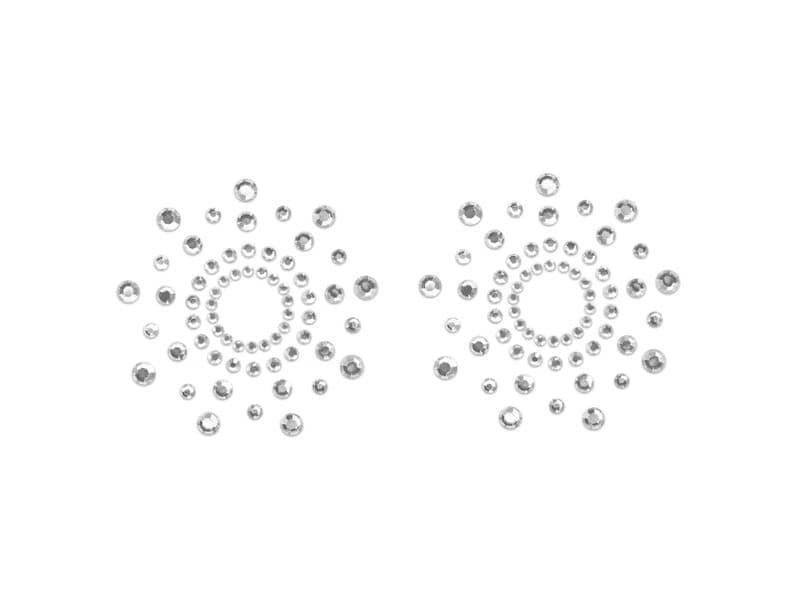 Bijoux Indiscrets Mimi Shinestone Pasties Silber Erotischer Schmuck