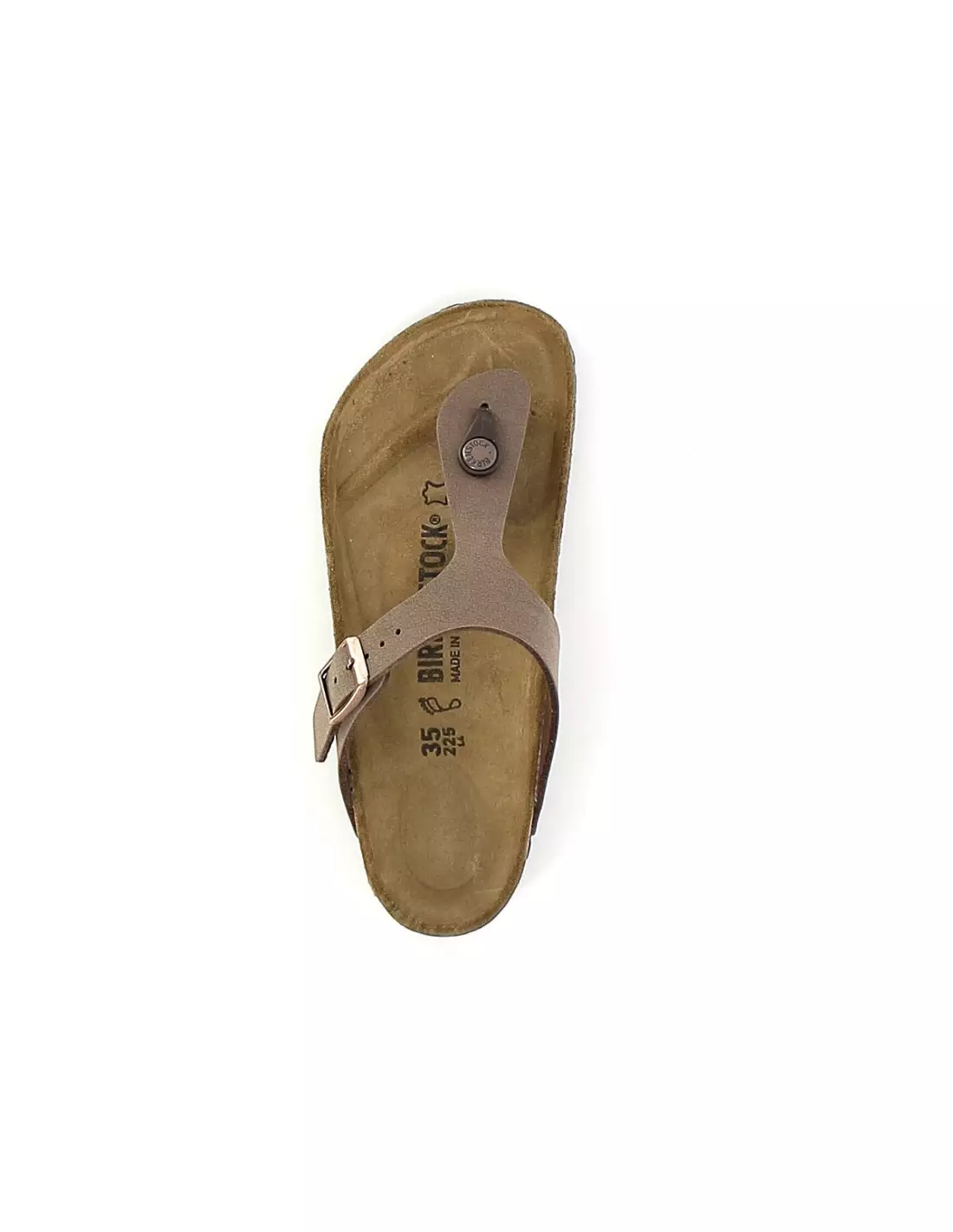 GIZEH Birko-Flor - Sandales & nu-pieds Moka