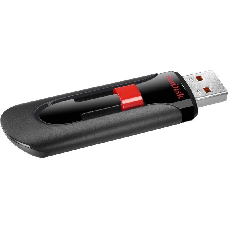 SanDisk Cruzer Glide lecteur USB flash 32 Go USB Type-A 2.0 Noir, Rouge