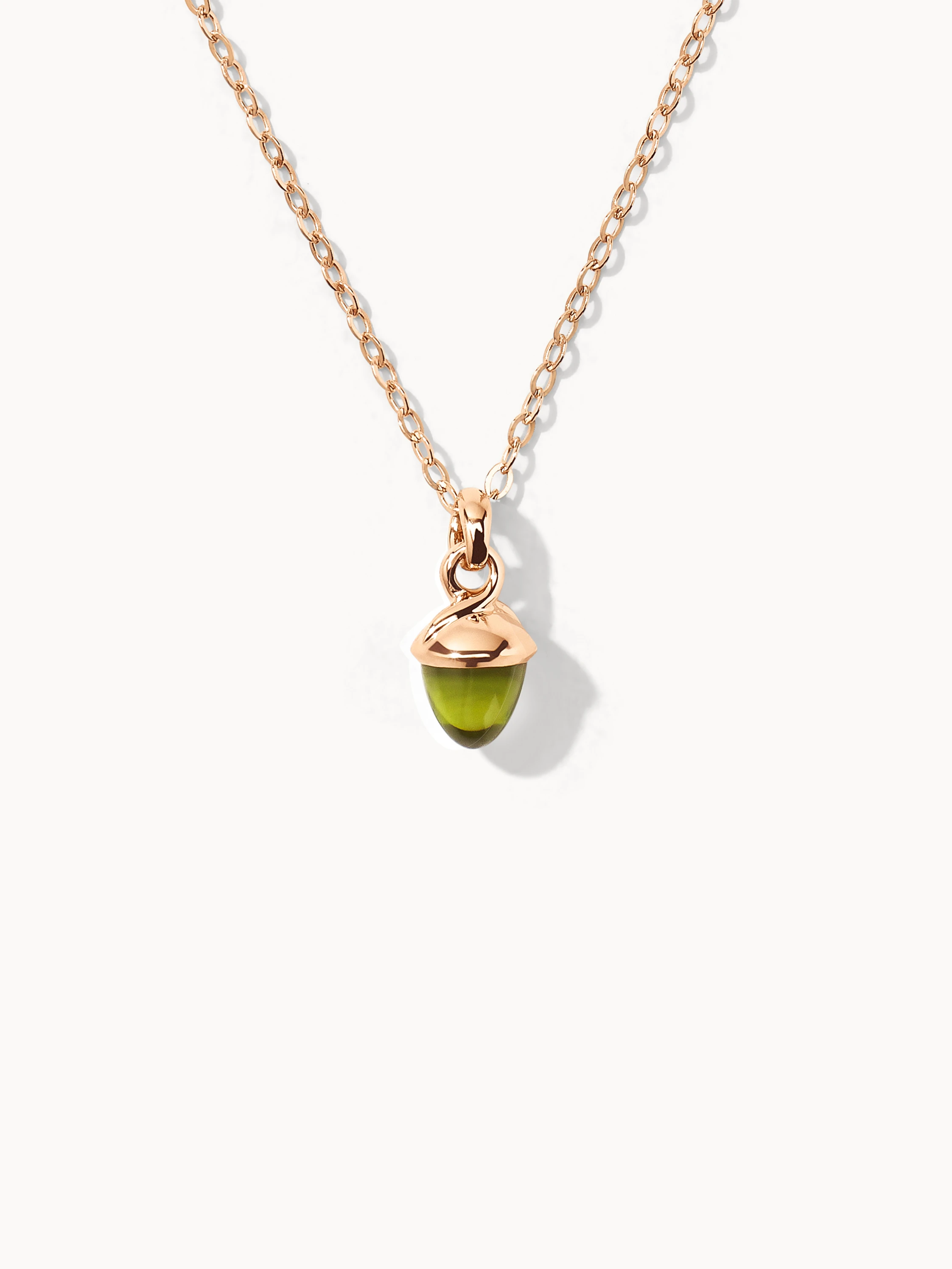 TAMARA COMOLLI Halskette NECKLACE 'MYMIKADO' WITH PERIDOT aus 18K Roségold mit Peridot