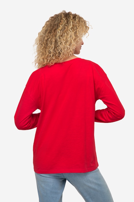 T-Shirt, Robbe, Rundhals, Langarm, OEKO-TEX