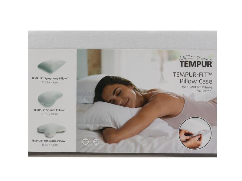 Tempur Kopfkissenbezug Ombracio Weiss Tempur Kissenbezug