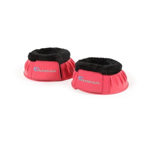 Conjunto de 2 sinos fechados ARMA rosa para cavalos