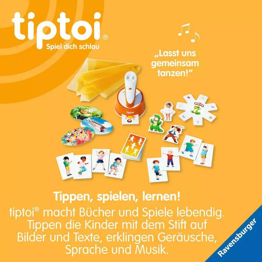 Ravensburger tiptoi® ACTIVE Kunterbuntes Tanz-Theater bunt