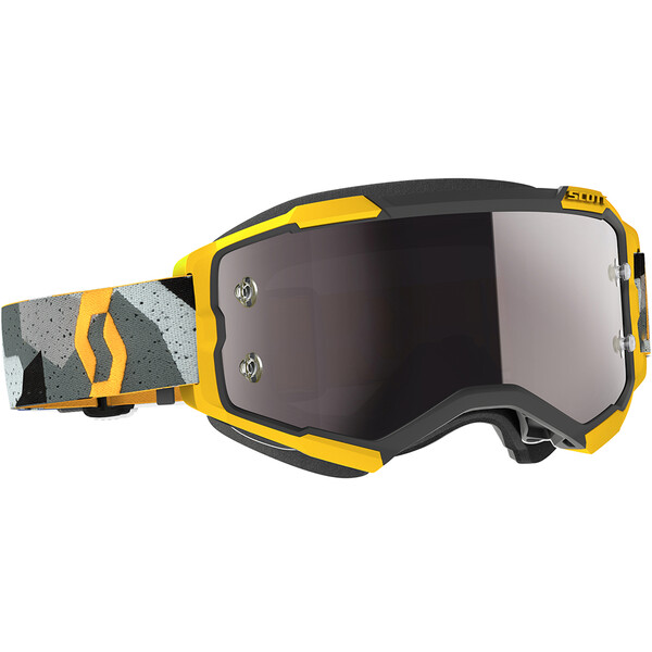 Scott - Masque Fury Jaune / Camouflage Gris