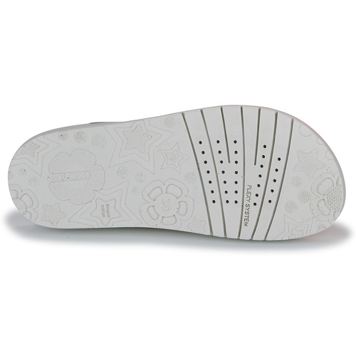 Geox - J SANDAL COSTAREI GI - Blanc / Rouge