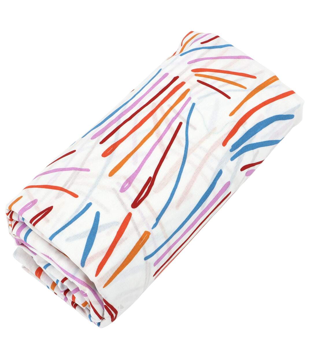 Drap housse imprimé 90x190 cm coton PERROQUET Salsa Bonnet 23 cm