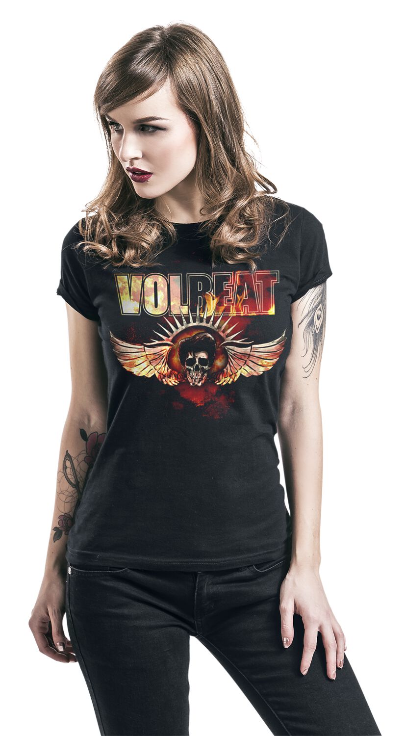 Burning Skullwing | Volbeat T-Shirt Manches courtes