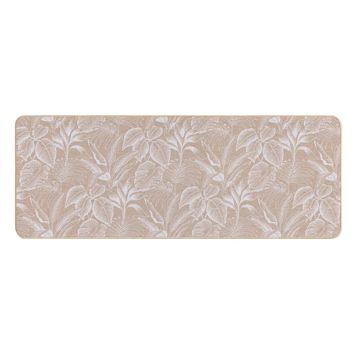 Tapis tissé antidérapant (45 x 120 cm) Stylis Blanc