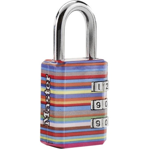 Cadenas à combinaison - 30 mm - anse de 22 mm - décors assortis