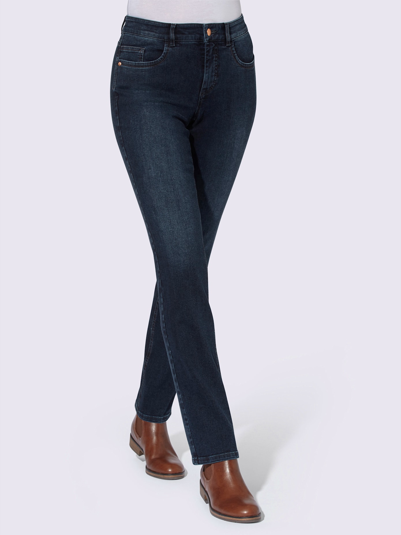 Jean 5 poches qualité coton doux sur la peau
