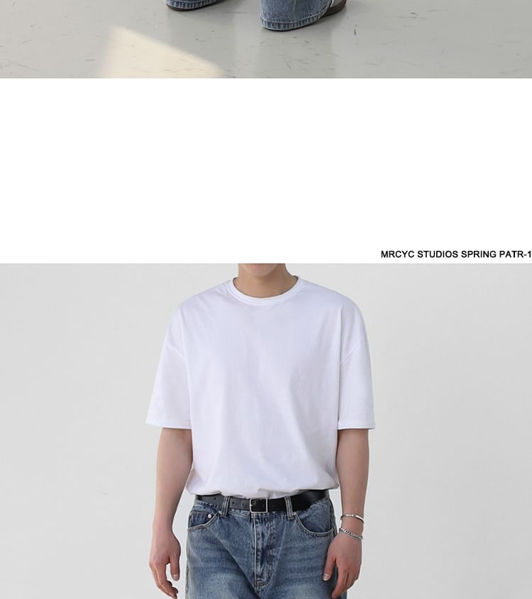 MRCYC - High Waist Washed Wide Leg Jeans
