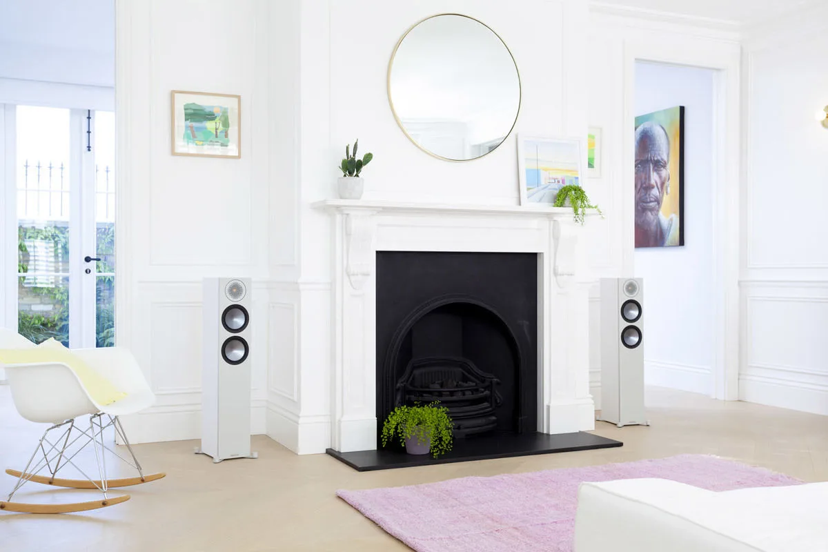 Monitor Audio Bronze 200 Blanc (la paire) Enceintes colonne