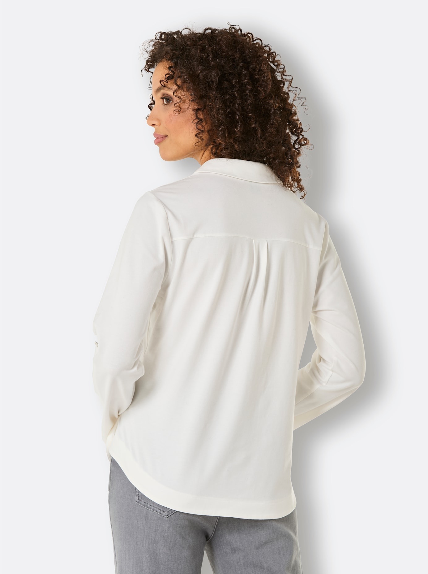 CREATION L PREMIUM Poloshirt »Pima-Baumwoll-Shirt«, 1 Stk.