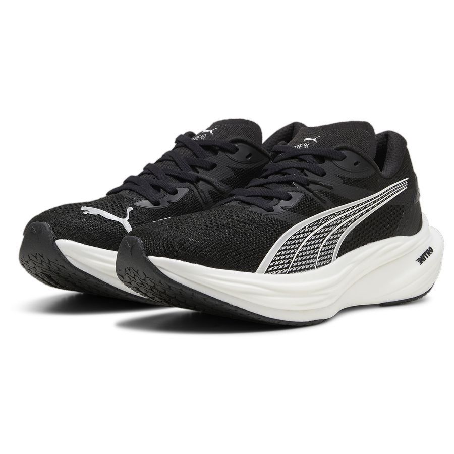 PUMA Chaussures de Running Deviate Nitro 3 - Noir/Blanc