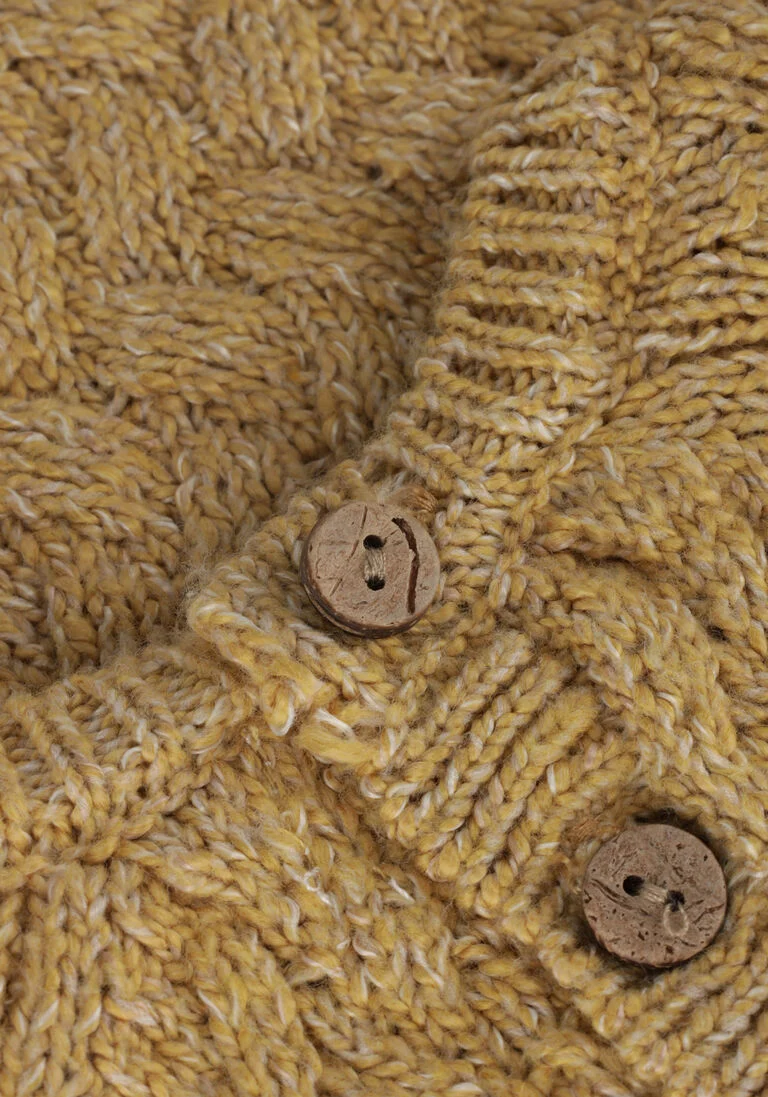 QUINCY MAE oker quincy mae trui cozy heathered knit sweater