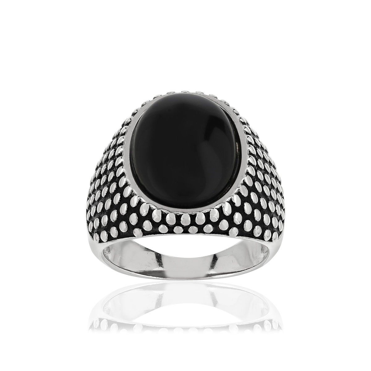 Bague argent 925 onyx