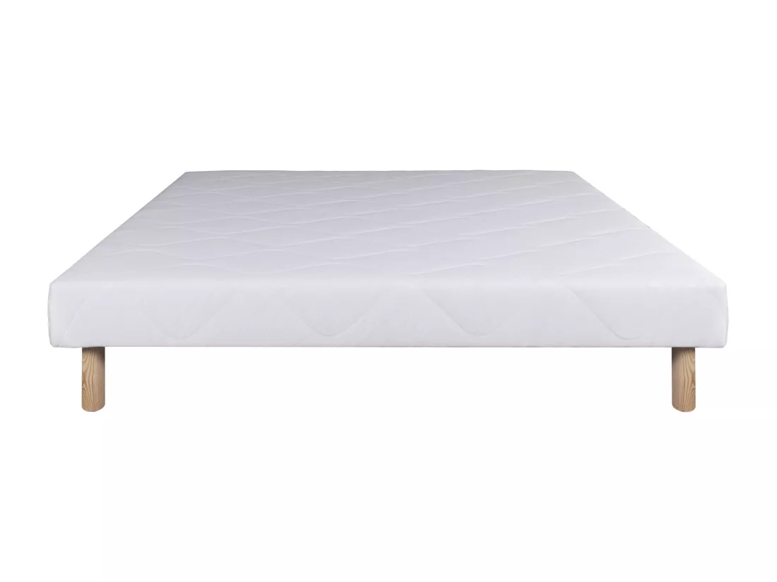 Ensemble Matelas 140x190 cm, Zen, 20 cm + sommier blanc