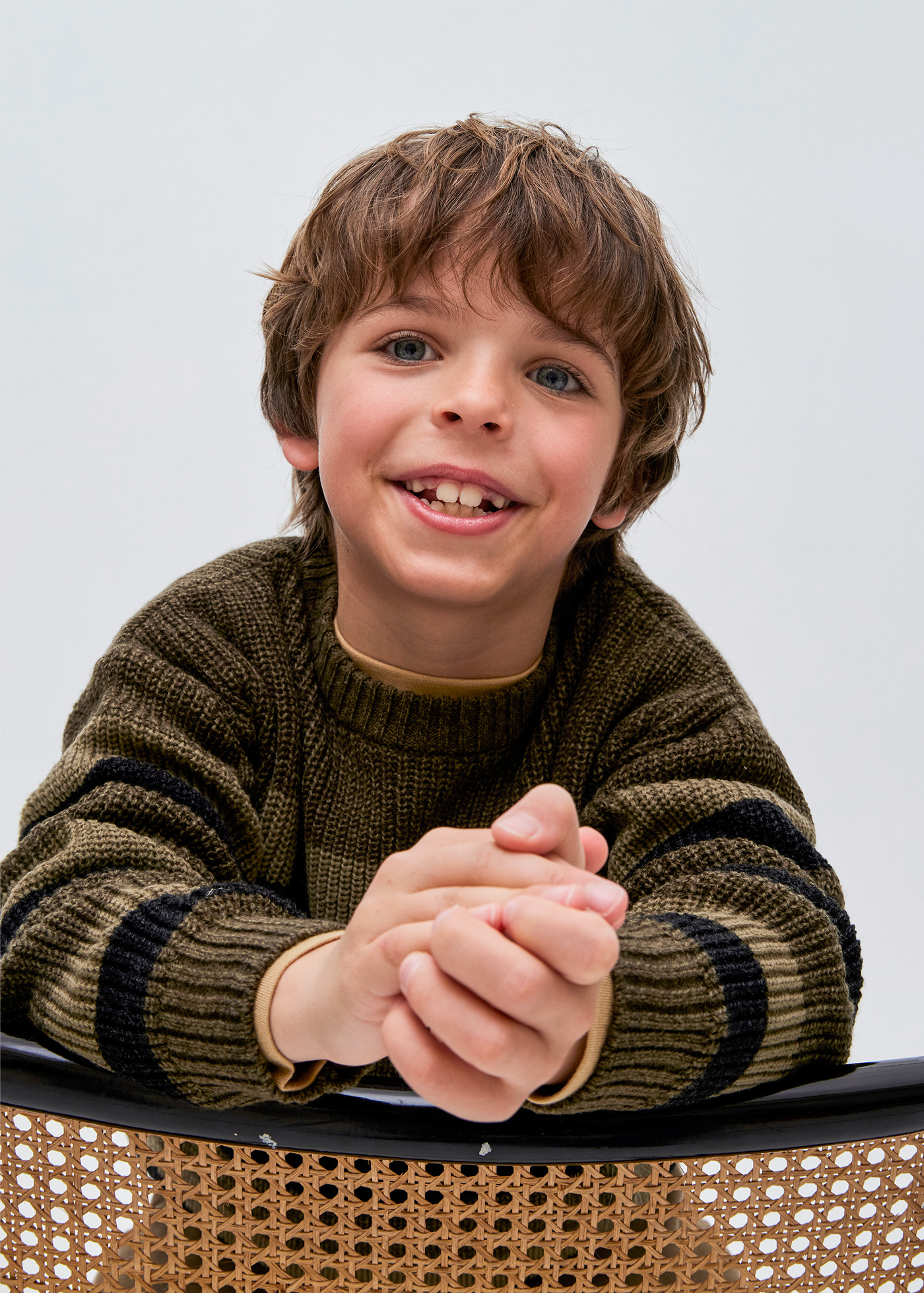 Camisa listrada infantil